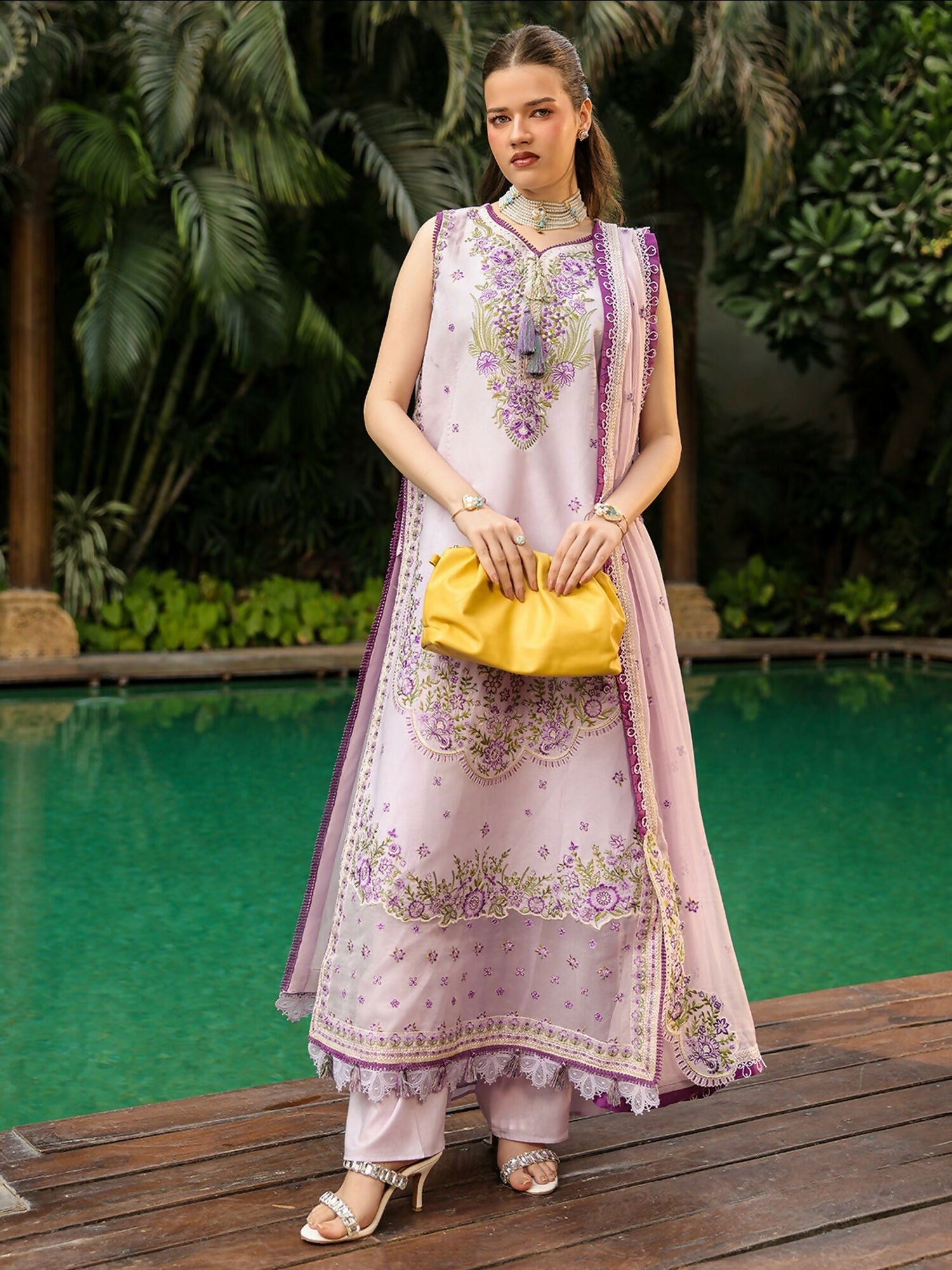 Mahnur Shanaya Vol 2 Lawn Embroidered Unstitched 3-Piece Suit-SH-07