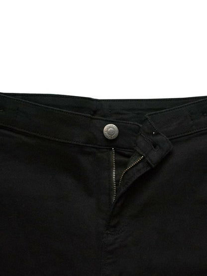 Funky's Plain Ripped Skinny Flex Jeans-9120
