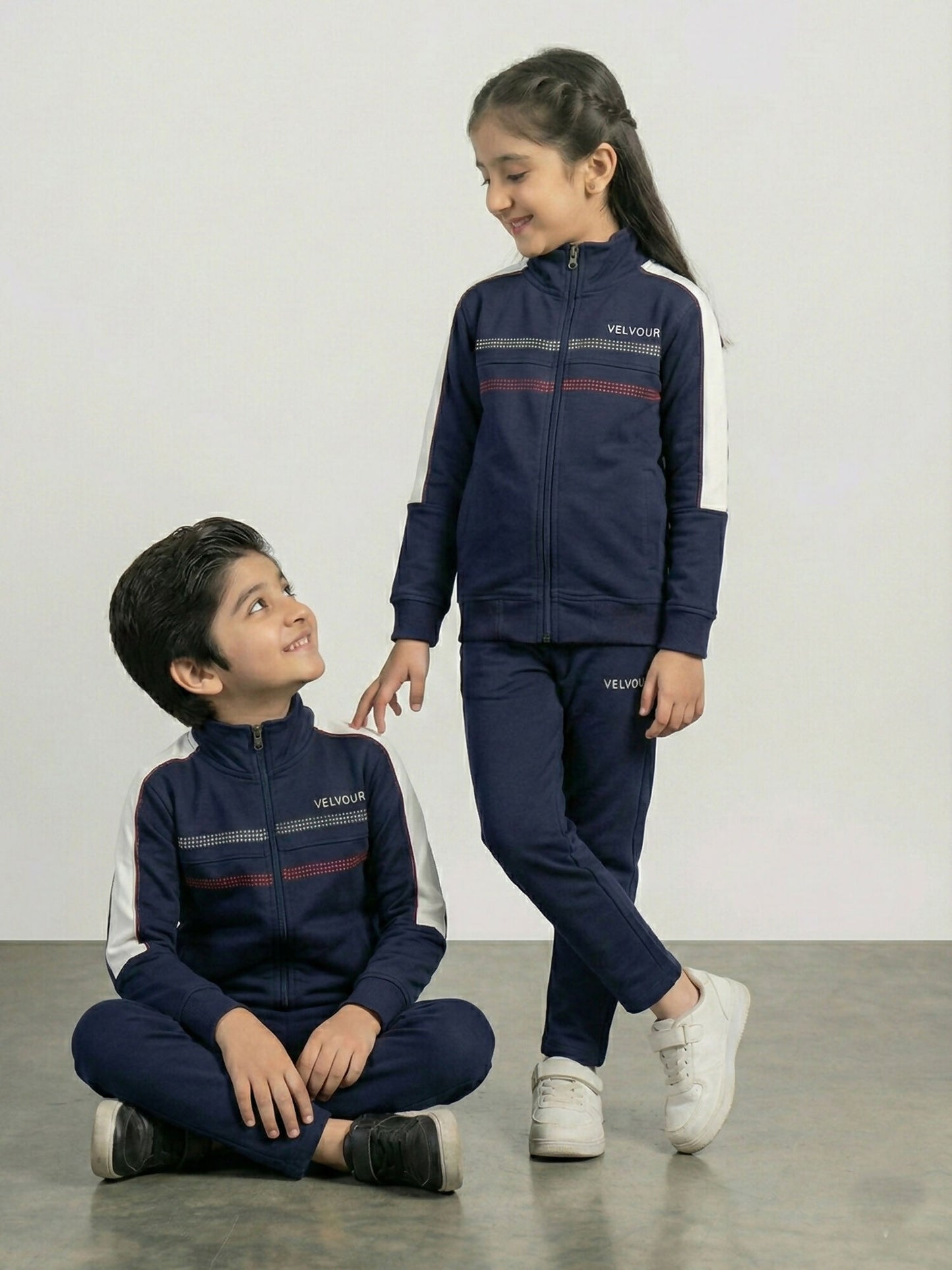 Velvour Polyathletic Fleece Tracksuit-VWT55-A