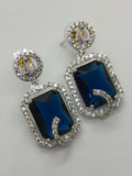 H&A Jewellery One Carat Crystal Stone Earrings