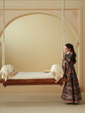 Binilyas Mashriq Luxury Lawn'26 Embroidered Unstitched 3-Piece Suit-D-115-B