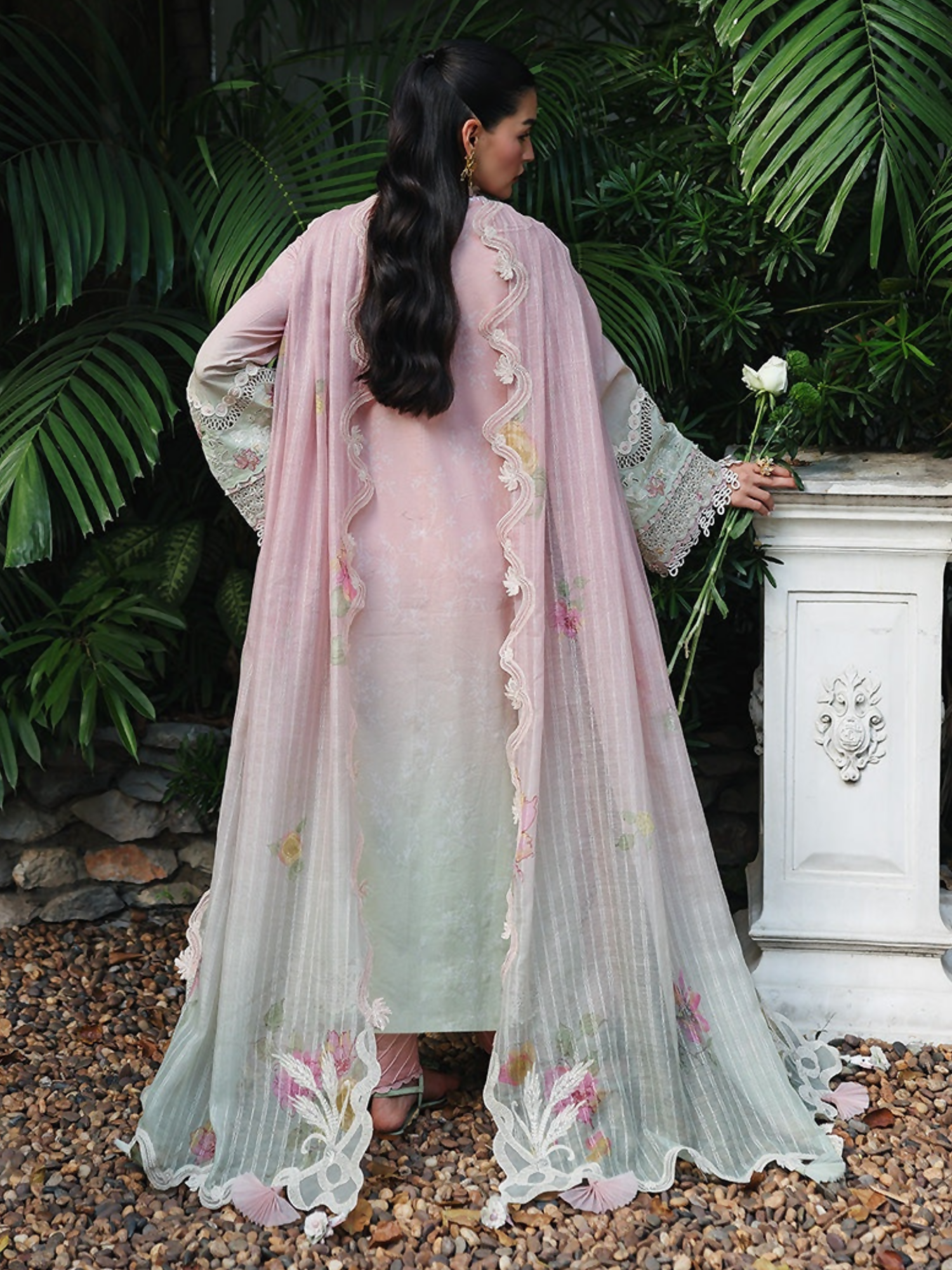 Qalamkar Qline Lawn Drop-1 Embroidered Unstitched 3-Piece Suit-RP-04-Vanya