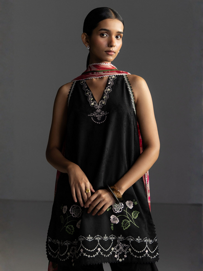 COCO by Zara Shahjahan Lawn'26 Embroidered Unstitched 3-Piece Suit-Miro-2B