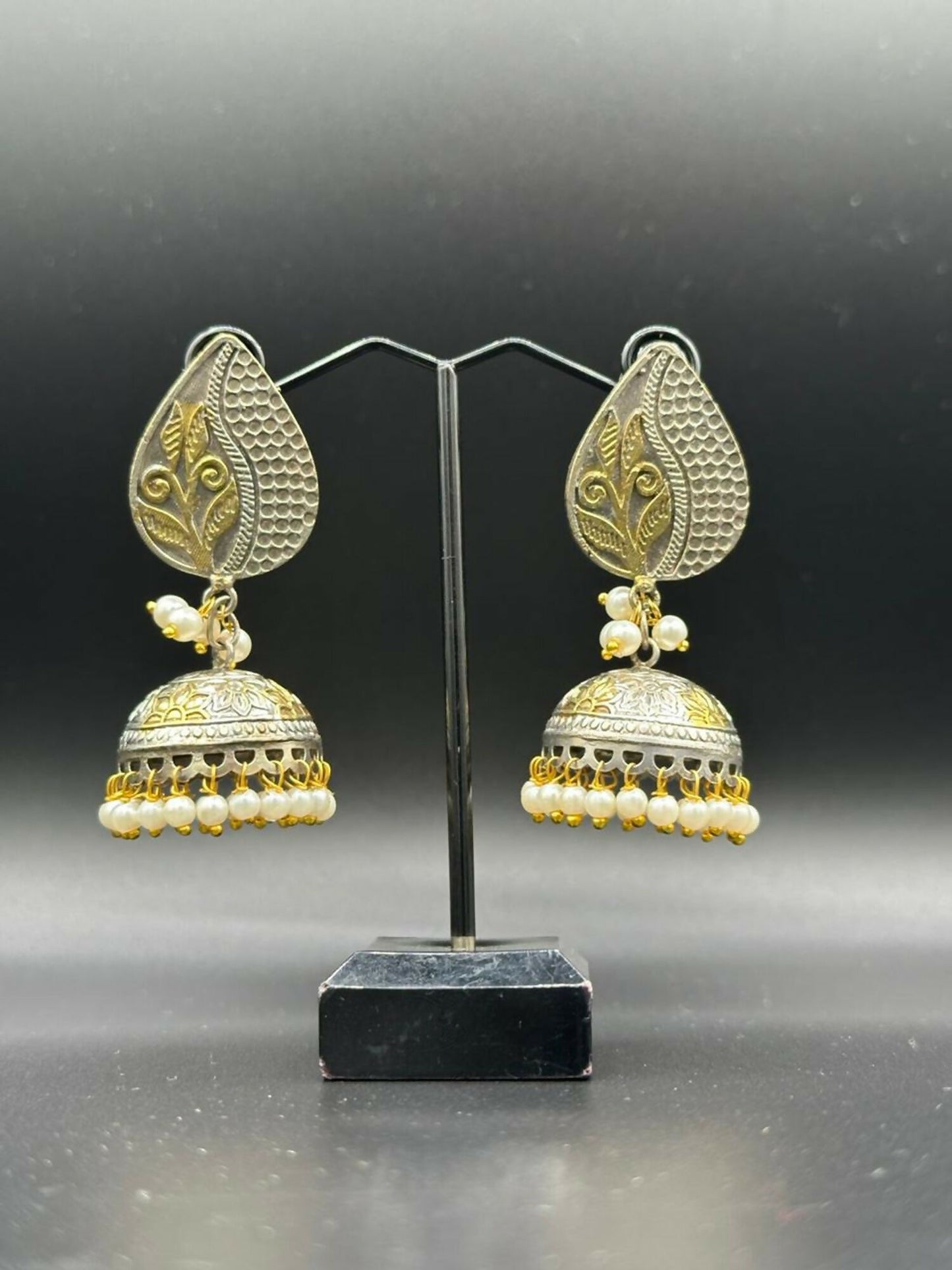 H&A Jewellery Oxidized Jhumka