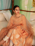 Hussain Rehar Khawab Ghar Chanderi Silk Embellished Stitched 3-Piece Suit-Tabir