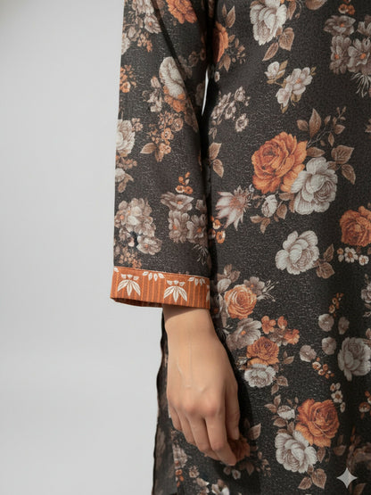 Bin Shaukat Karandi Printed Stitched 2-Piece Suit