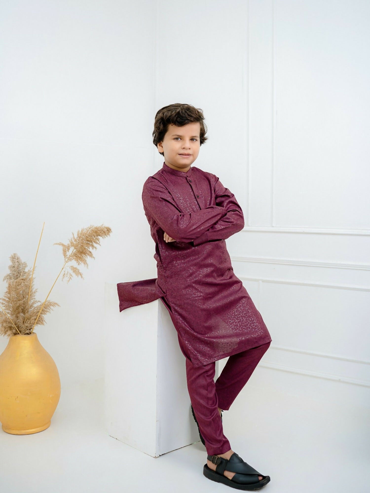Wearmani Wash & Wear Stitched Kurta Pajama-MKP-087