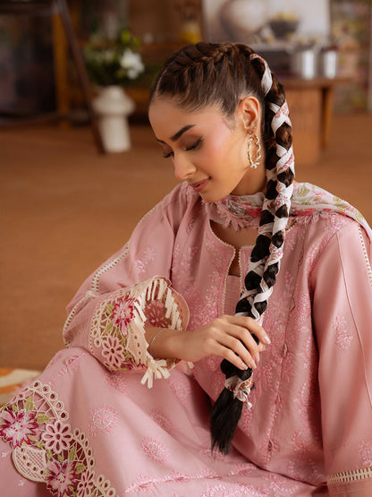 Joolie By Saira Rizwan Lawn Embroidered Unstitched 3-Piece Suit-Leyla-B-SRL25-04