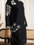 Panache Apparel Monochrome Tales Cotton Lawn Embroidered Stitched Suit-Moonlight Glow