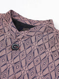 Velvour Boys Jacquard Printed Waistcoat-VW05-A