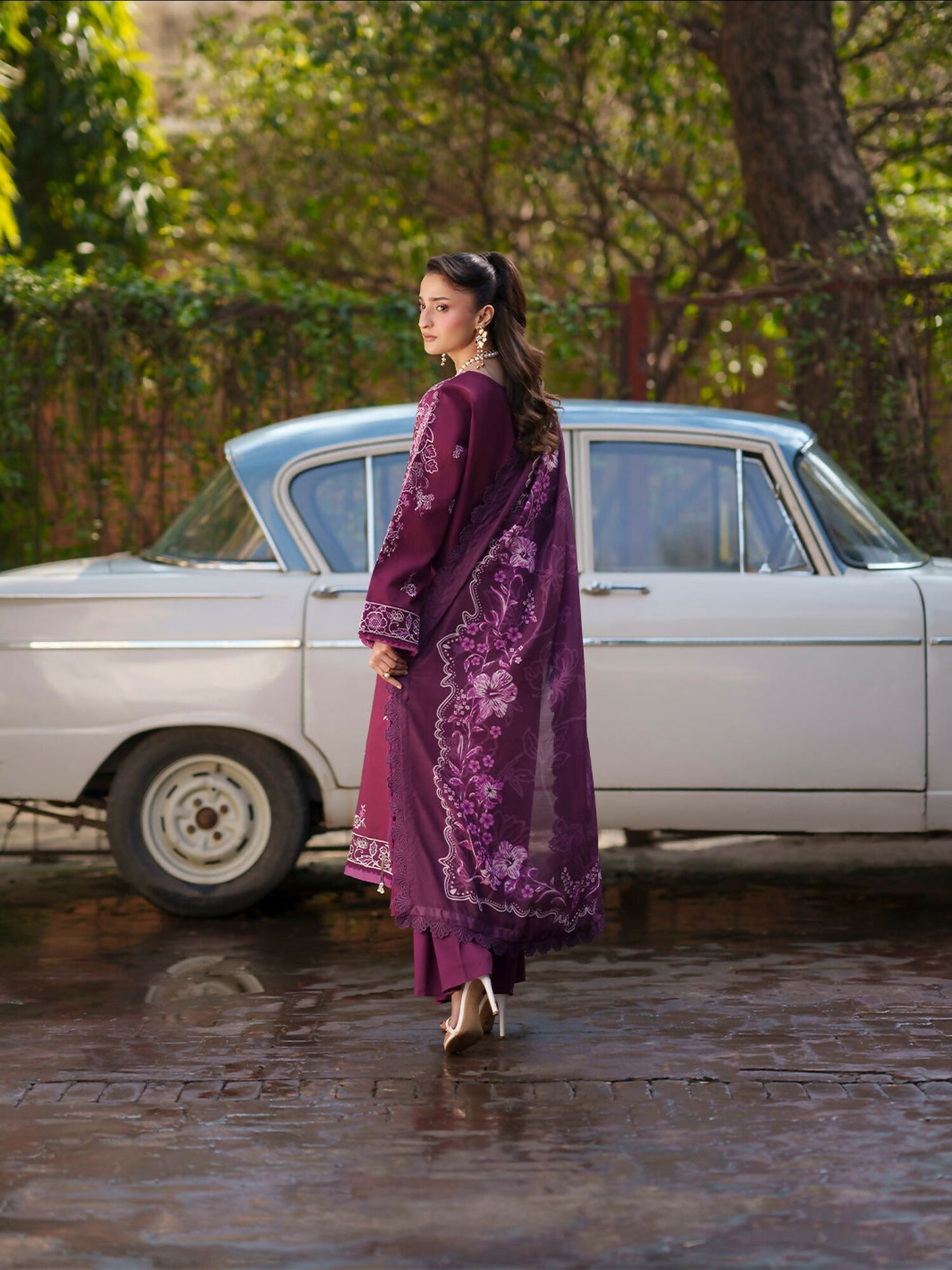 Mahnur Fiona Lawn'26 Embroidered Unstitched 3-Piece Suit-F-10