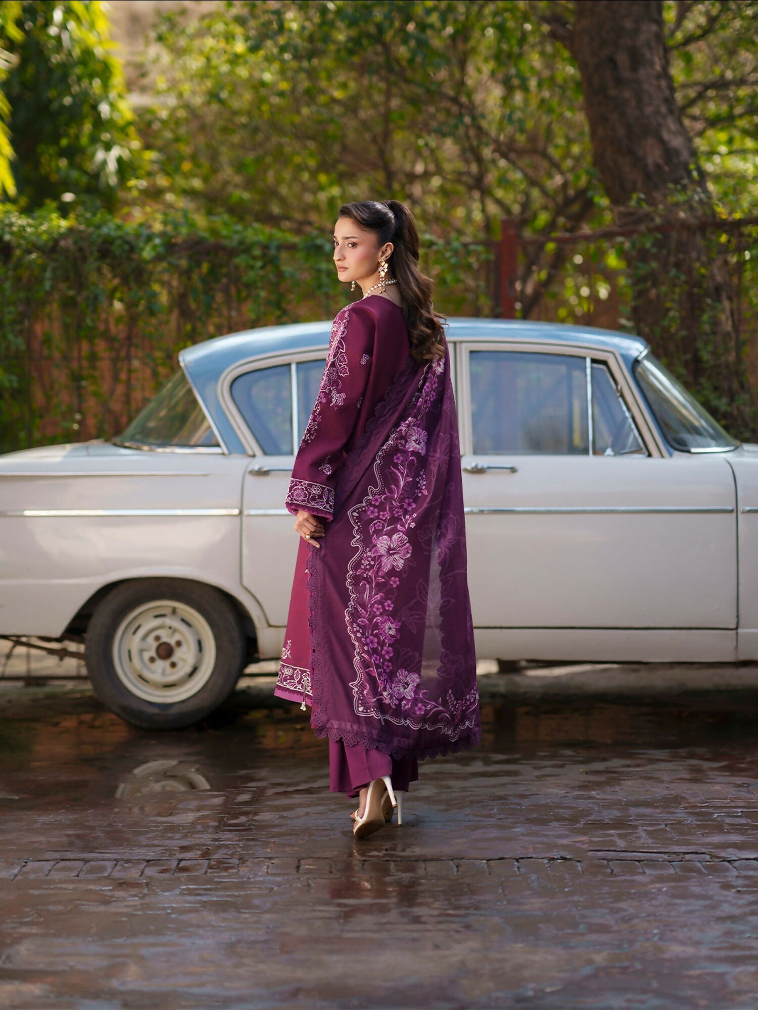 Mahnur Fiona Lawn'26 Embroidered Unstitched 3-Piece Suit-F-10