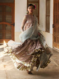 Hussain Rehar Darlings Festive 25'Organza Embroidered Unstitched 3-Piece Suit-Ziniya