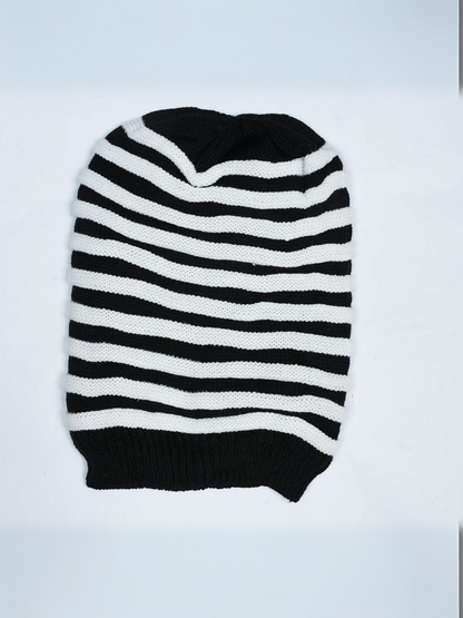 Color Split Fur Beanie (5)