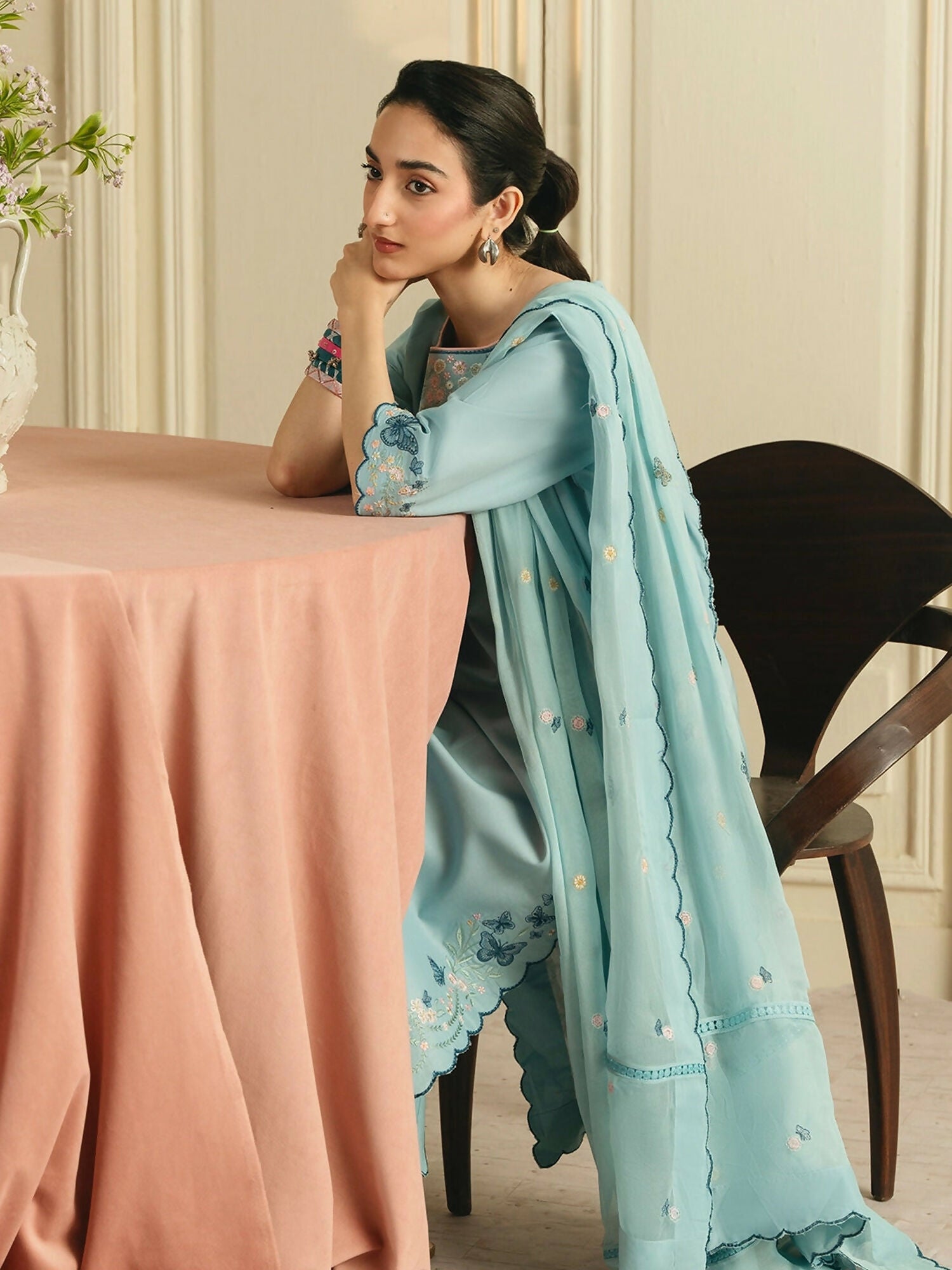 Mannat Clothing Boho Summer'26 Cotton Embroidered Stitched Suit-Wild Bloom