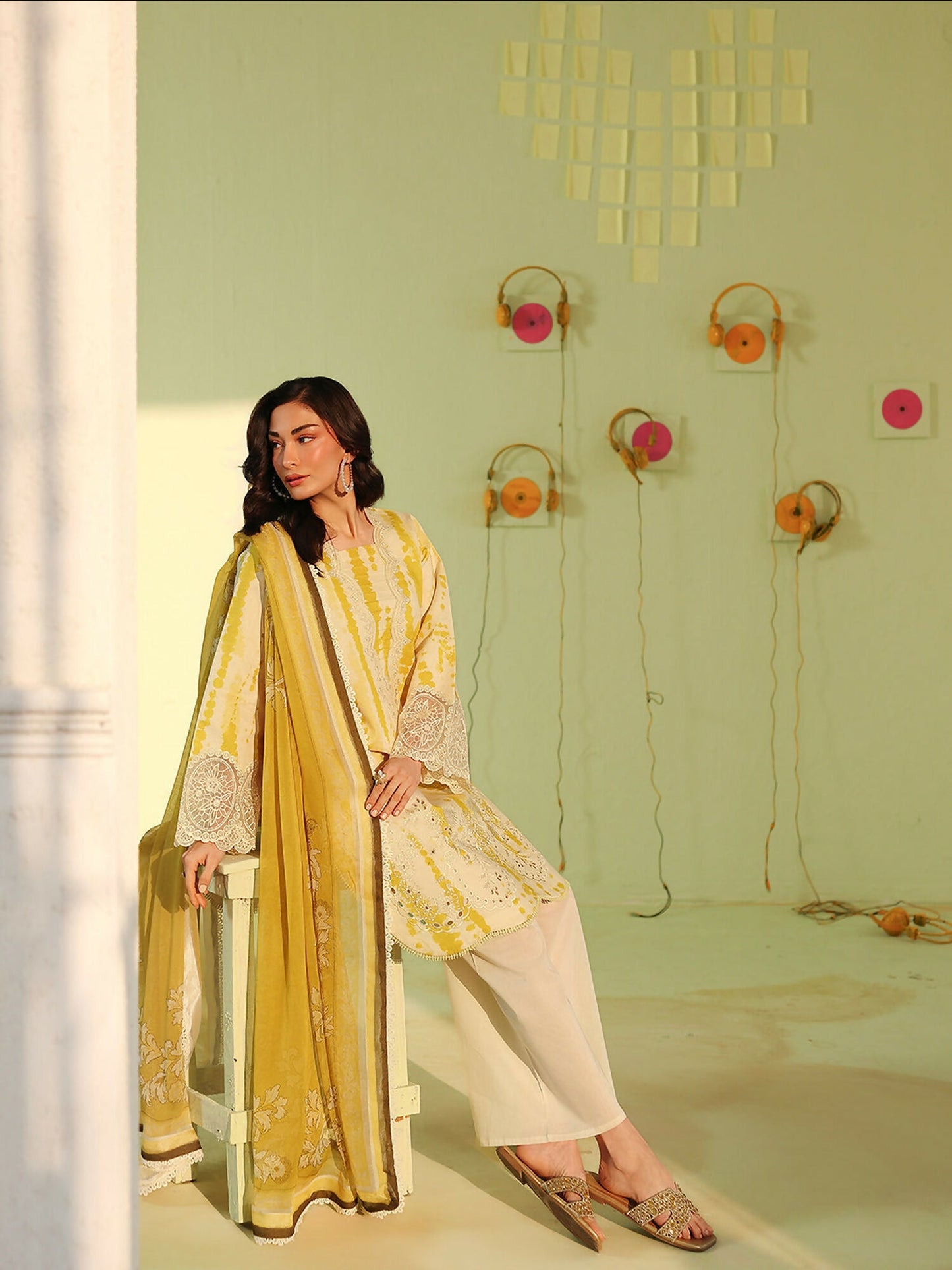 Mahnur Anaya Vol.2 Lawn Embroidered Stitched 3-Piece Suit-AN-2-13