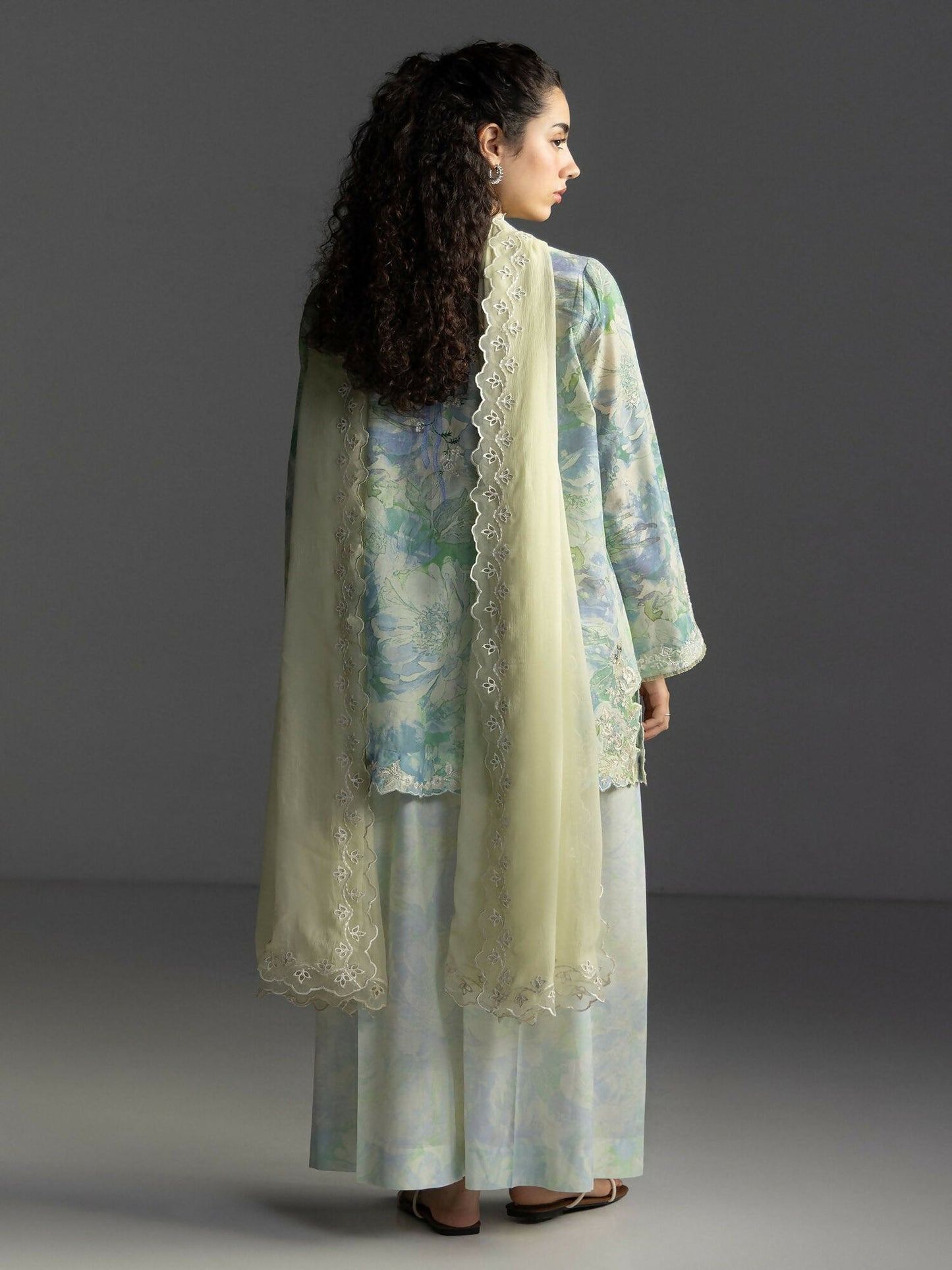 COCO by Zara Shahjahan Lawn'26 Embroidered Unstitched 3-Piece Suit-Aira-6A