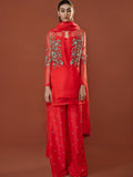 Hussain Rehar Basic Not Basic I Organza Embellished Stitched 4-Piece Suit-Azalea