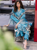 Mahnur Broadway Luxury Lawn Embroidered Unstitched 3-Piece Suit-Scarlet