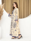Panache Apparel Florise Silk Lawn Printed Shirt-Vynra