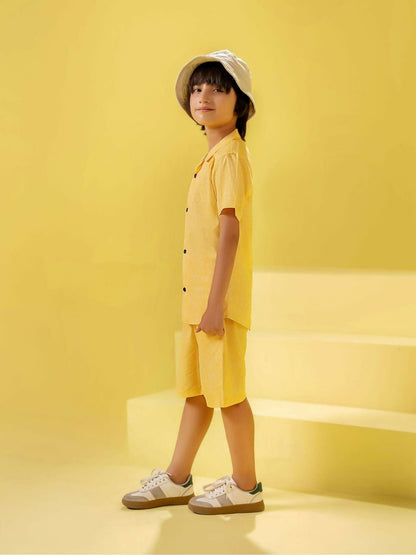 Velvour Soft Linen Printed Co-Ord Set-VC14