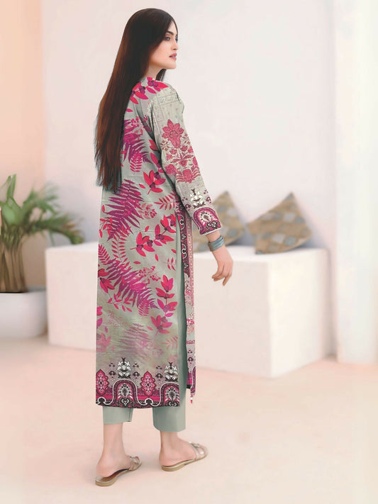 Cross Sketch Lawn Printed Unstitched 2-Piece Suit-Roohi