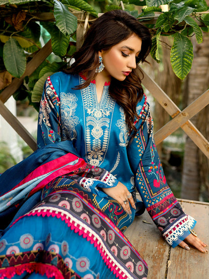 Binilyas Kotail Embroidered Unstitched 3-Piece Suit-765-A
