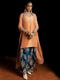 Hussain Rehar Luxury Pret'23 Raw Silk Embellished Stitched 3-Piece Suit-Vaskas