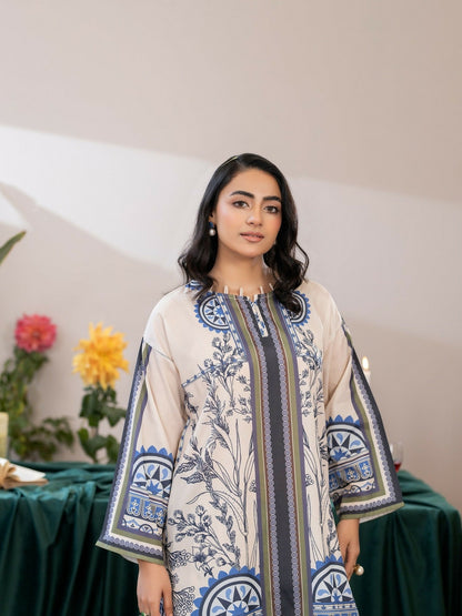 Panache Apparel Crepe De Luxe Crepe Printed Co-Ord Set-Trails