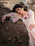 Mahnur Sirene Luxury Lawn Embroidered Unstitched 3-Piece Suit-Azalea