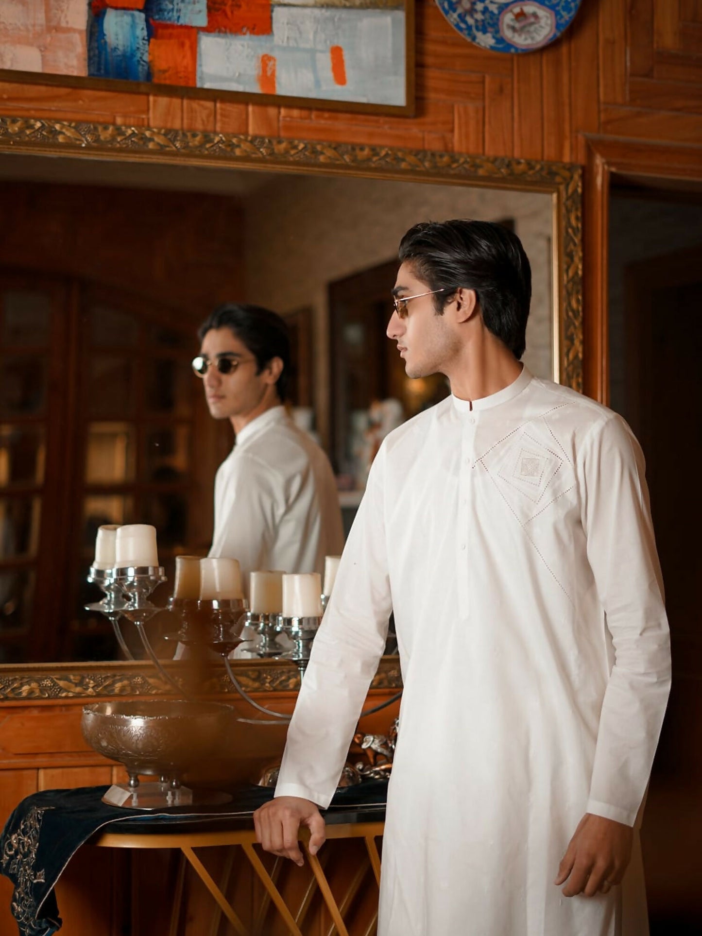 Fabrich Virsa Cotton Embroidered Unstitched Shalwar Kameez-FAB-8845