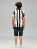 Velvour Boys Pique Tipping Collar Polo Shirt-VP16-C