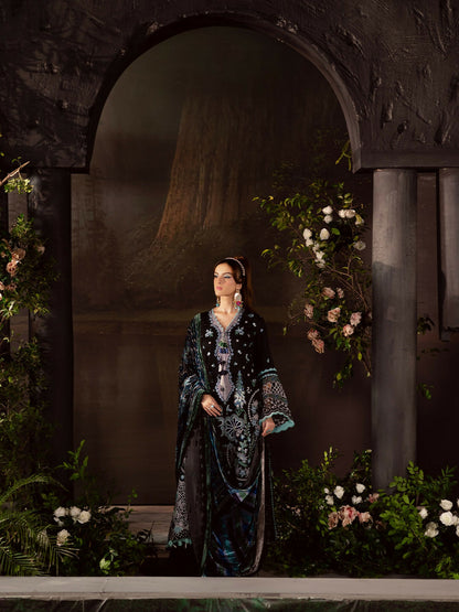 Mahnur Amelia Kotrai Embroidered Unstitched 3-Piece Suit-CK-014