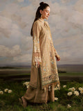 Mahnur Kaia Slub Linen Embroidered Unstitched 3-Piece Suit-K- 04
