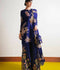 Hussain Rehar Basic Not Basic IV Raw Silk Embellished Stitched 3-Piece Suit-Marine