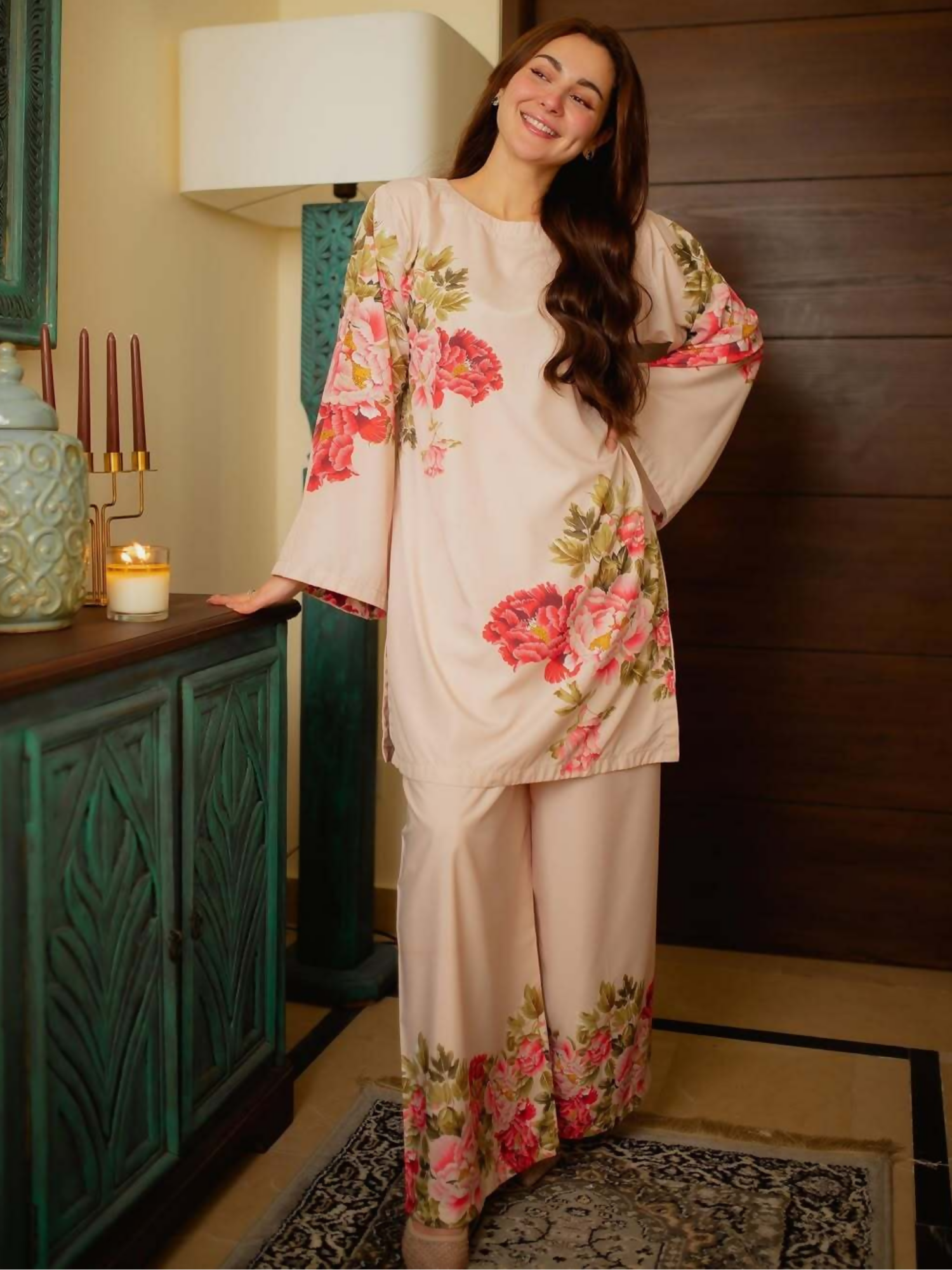 MH Cloth House Poly Lawn Printed Co-Ord Set-Mastani