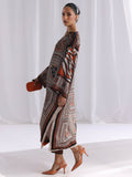 Binilyas Silk Digital Printed Co-Ord Set-30081