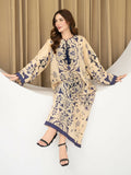 Panache Apparel Florise Silk Lawn Printed Shirt-Vynra