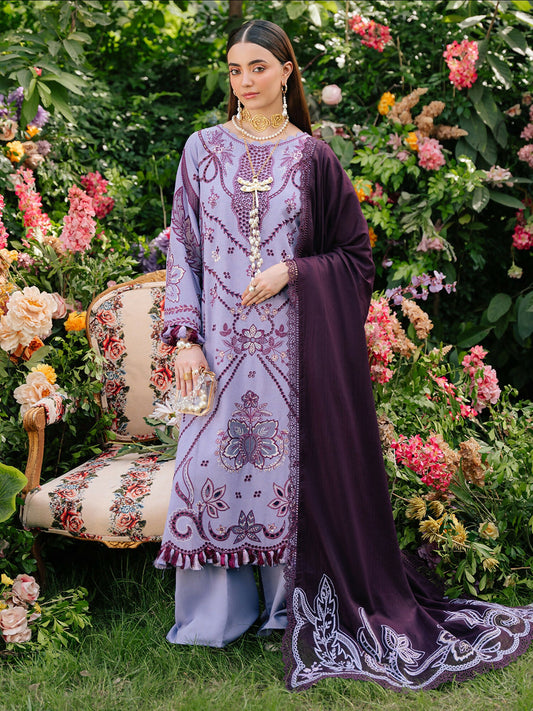 Mahnur Secret Garden Karandi Embroidered Unstitched 3-Piece Suit–SG-003
