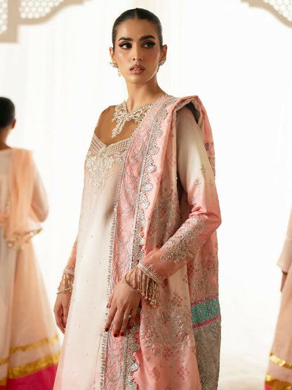 Parishay Ranibagh Luxury Formals Silk Embroidered Stitched 3-Piece Suit-Meherbano