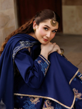 Blue Panache Apparel Noor Mahal Cotton Printed Stitched Suit-Nayirah