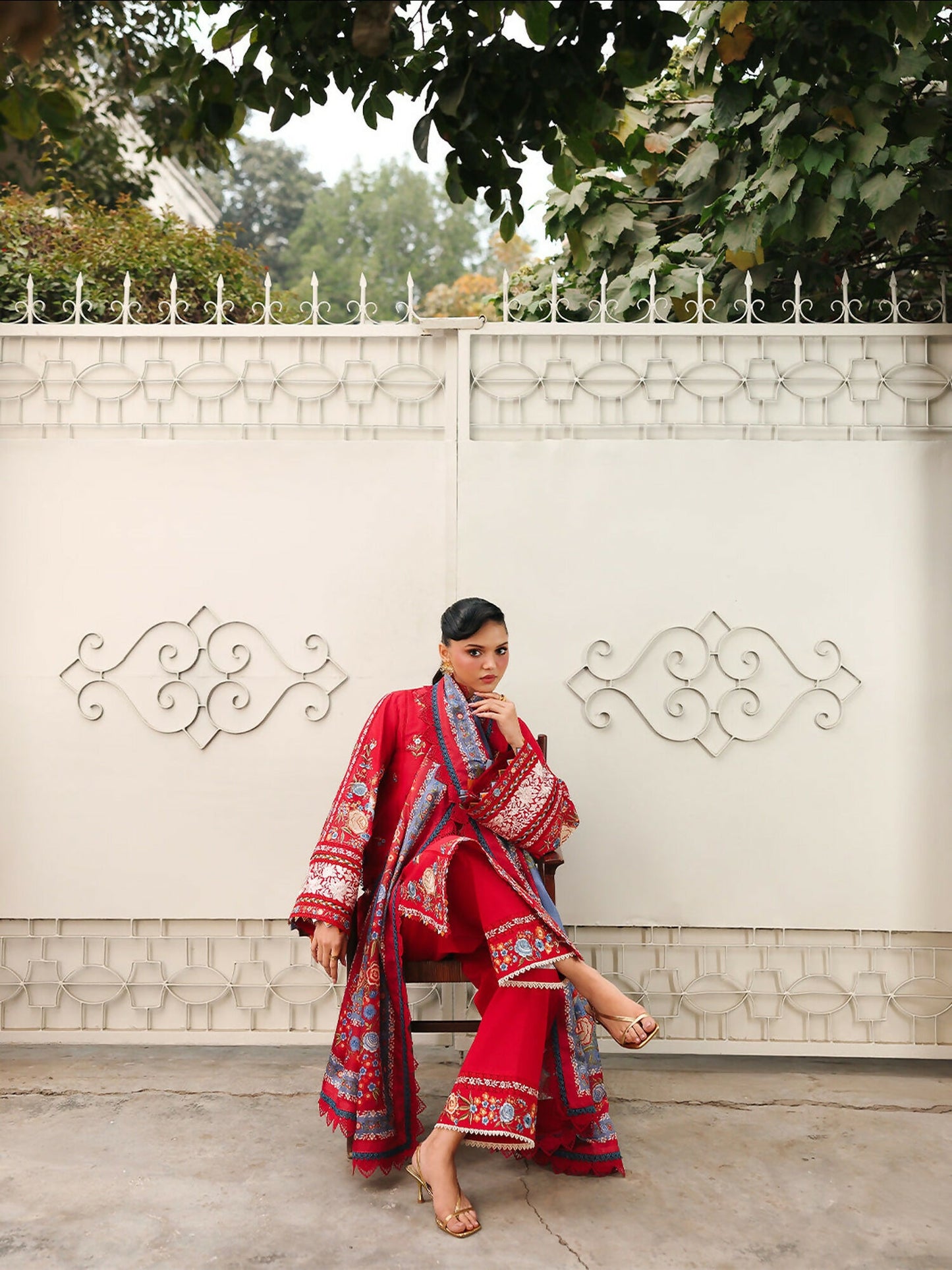 Binilyas Lumina Summer Lawn Embroidered Unstitched 3-Piece Suit-L73-B