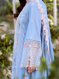 Binilyas Freesia Luxury Lawn Embroidered Unstitched 3-Piece Suit-107 - A