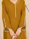 Mannat Clothing Winter Basics'25 Khaddar Stitched Suit-Olea