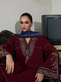 Jugnu by Hussain Rehar Karandi AW'25 Edit III Embroidered Unstitched 3-Piece Suit-Rami