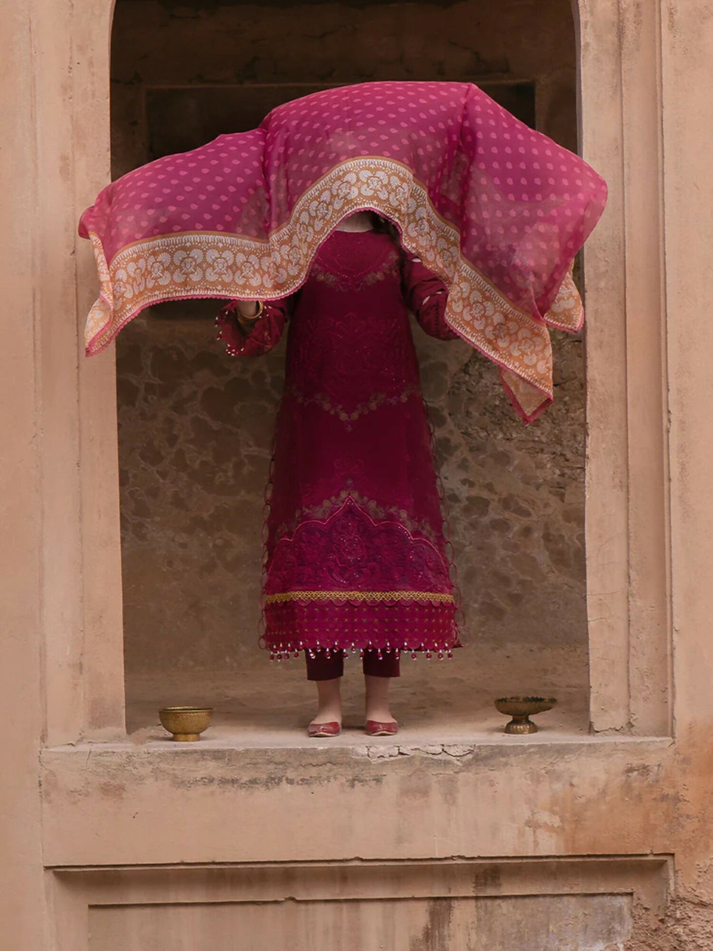 Parishay Mastani V2 Lawn Embroidered Unstitched 3-Piece Suit-MI - 01