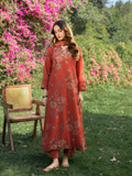 Panache Apparel Serenity Lawn Embroidered Stitched Suit-Spiced