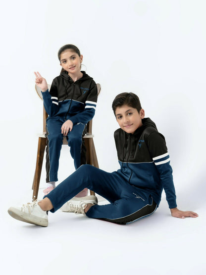 Velvour Fleece Hooded Tracksuit-VWT08-F