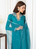 Allure By IH Luxury Pret Raw Silk Embellished Stitched 3-Piece Suit-Raha