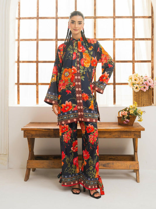 Panache Apparel Florise Lawn Printed Stitched Suit-Floral Mystery